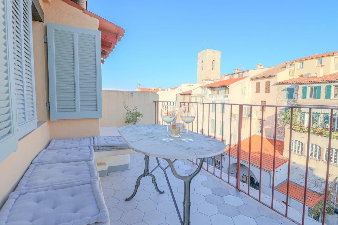 Clt - Unique Duplex & Terrace On The Provencal Market Antibes Eksteriør billede