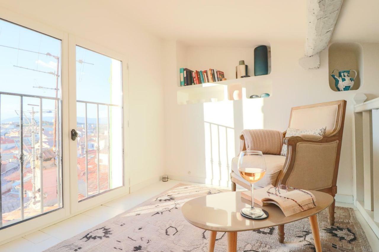 Clt - Unique Duplex & Terrace On The Provencal Market Antibes Eksteriør billede